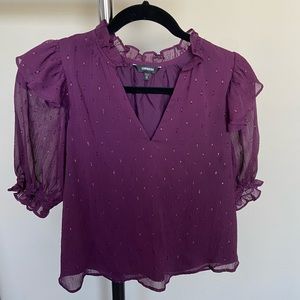 Express Ruffle  Sleeve Top